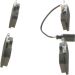 Bremsbelagsatz Vw T. Sharan/Galaxy 00- Mit Sensor 0 986 494 025 Bremsbelagsatz Vw T. Sharan/Galaxy 00- Mit Sensor 0 986 494 025