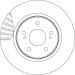 Bremsscheibe Honda P. Cr-V 07-/12 DF4857S Bremsscheibe Honda P. Cr-V 07-/12 DF4857S