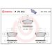 BREMBO Bremsklötze VA P 79 012