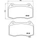 BREMBO Bremsklötze VA P 56 047 BREMBO Bremsklötze VA P 56 047