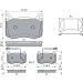 Bremsklötze ALFA ROMEO Giulia 15 0 986 424 385