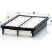 Mann & Hummel Luftfilter PKW MAZDA CX-5,3,6 2,0 12 C 27 019