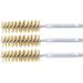 BGS Messingbürste 15 mm Antrieb Außensechskant 6,3 mm (1/4 ) 3-tlg 3078-15-M