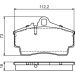 Bremsklötze PORSCHE Boxster,911,Cayman 0 986 494 265