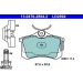 Bremsbelagsatz Audi T. A2/A3/Tt 1.4-1.9 Tdi 96-06 Keramik ATE Ceramic 13.0470-2894.2