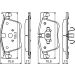 Bremsklötze PEUGEOT,CITROEN 0 986 494 696 Bremsklötze PEUGEOT,CITROEN 0 986 494 696