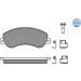 Bremsbelagsatz Ford P. Transit 06- Mit Sensor 025 244 8419/W Bremsbelagsatz Ford P. Transit 06- Mit Sensor 025 244 8419/W