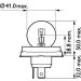 R2 24V.55/50W.P45t-41 Lampe 13620C1