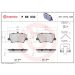 BREMBO Bremsklötze HA VOLVO XC40 17 PRIME LINE P 86 032 BREMBO Bremsklötze HA VOLVO XC40 17 PRIME LINE P 86 032