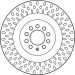 20 481 001 Bremsscheibe VA DF6011S 20 481 001 Bremsscheibe VA DF6011S