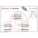 BREMBO Bremsklötze Xtra VA P 30 073X BREMBO Bremsklötze Xtra VA P 30 073X