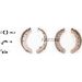 Bremsbacken Peugeot 206 98- Mit Abs 02- 203Mm 91061800 Bremsbacken Peugeot 206 98- Mit Abs 02- 203Mm 91061800