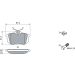 Bremsklötze MITSUBISHI,SMART(MCC),PROTON 0 986 424 427 Bremsklötze MITSUBISHI,SMART(MCC),PROTON 0 986 424 427