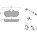 Bremsklötze MERCEDES 0 986 494 601 Bremsklötze MERCEDES 0 986 494 601