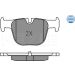 Bremsbelagsatz Bmw T. 3/4 11 252551417 Bremsbelagsatz Bmw T. 3/4 11 252551417