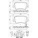 Bremsklötze HONDA Civic 0 986 494 642