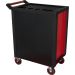 KS TOOLS RACINGline Werkstattwagen mit 7 Schubladen und 215-teiligem Werkzeugset Premium, SCHWARZ/ROT 826.7215