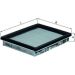 MAHLE Luftfilter LX 1298 MAHLE Luftfilter LX 1298