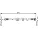 Bremsschlauch FORD Mondeo 1987476626