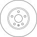 Bremsscheibe Opel P. Insignia TRW SINGLE DF4996S Bremsscheibe Opel P. Insignia TRW SINGLE DF4996S
