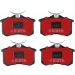 Bremsbelagsatz Audi T. A1/A2/A3/A4/A6/A8/Tt 96- Dtec Cotec GDB1330DTE Bremsbelagsatz Audi T. A1/A2/A3/A4/A6/A8/Tt 96- Dtec Cotec GDB1330DTE