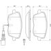 Bremsklötze SEAT,SKODA,VW 0 986 494 105 Bremsklötze SEAT,SKODA,VW 0 986 494 105