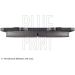 Bremsbelagsatz Toyota P. Hilux 2.5-3.0 D-4D 4Wd 05 ADT342191 Bremsbelagsatz Toyota P. Hilux 2.5-3.0 D-4D 4Wd 05 ADT342191