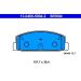 Bremsbelagsatz Mazda T. 323/626/6 98 13.0460-5804.2