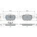 Bremsklötze VA RENAULT Scenic 03-10 0 986 424 443 Bremsklötze VA RENAULT Scenic 03-10 0 986 424 443