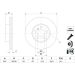 Bremsscheibe BMW 3,4 18 0 986 479 H33 Bremsscheibe BMW 3,4 18 0 986 479 H33