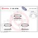 BREMBO Bremsklötze Xtra VA P 30 070X BREMBO Bremsklötze Xtra VA P 30 070X