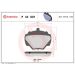 BREMBO Bremsklötze HA P 44 001 BREMBO Bremsklötze HA P 44 001