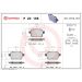 BREMBO Bremsklötze HA P 23 156 BREMBO Bremsklötze HA P 23 156