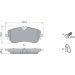 Bremsklötze VW Amaraok, Crafter 10 0 986 424 875