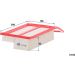 Mann & Hummel Luftfilter PKW CITR Nemo,FIAT 500,Qubo 10 C 34 008