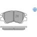 Bremsbelagsatz Mitsubishi P. L200/L300/L400/Pajero 84-13 Mit Sensor MEYLE-ORIGINAL: True to OE 025 213 7316/W