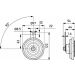 3AL 002 952-011 HELLA 12 Volt Horn 3AL 002 952-811