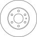 Bremsscheibe Iveco P. Daily 06-/11-/14 TRW SINGLE DF4987S Bremsscheibe Iveco P. Daily 06-/11-/14 TRW SINGLE DF4987S