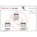 BREMBO Bremsklötze VA P 85 048 BREMBO Bremsklötze VA P 85 048