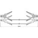Starthilfekabel 16mm 300A Kupferbesch. Alu-Kabel 3m STARTER CABLE 300A OSC160