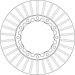 84 482 029 Bremsscheibe HA DF6307S
