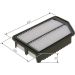 Luftfilter F 026 400 481 Luftfilter F 026 400 481