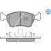 Bremsbelagsatz Toyota P. Avensis 97-03 Mit Sensor 025 219 7617/W Bremsbelagsatz Toyota P. Avensis 97-03 Mit Sensor 025 219 7617/W