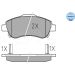 Bremsbelagsatz Honda P. Cr-V 06- Mit Sensor 025 246 3819/W Bremsbelagsatz Honda P. Cr-V 06- Mit Sensor 025 246 3819/W