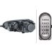 SCHEINWERFER R H7/H7 HELLA VW GOLF V 5,04-6,09/JETTA III 8,05-5,10 1EG 247 007-621