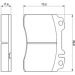 Bremsklötze MERCEDES W124-Serie 0 986 460 966 Bremsklötze MERCEDES W124-Serie 0 986 460 966