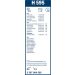 Bosch Wischerblatt H595 3397004595 Bosch Wischerblatt H595 3397004595
