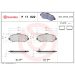 BREMBO Bremsklötze VA P 11 022 BREMBO Bremsklötze VA P 11 022