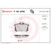 BREMBO Bremsklötze Xtra AUDI CITROEN FORD SEAT SKODA VW XTRA LINE P 85 020X
