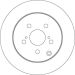 82 482 055 Bremsscheibe HA TOYOTA Verso 09 DF6319 82 482 055 Bremsscheibe HA TOYOTA Verso 09 DF6319